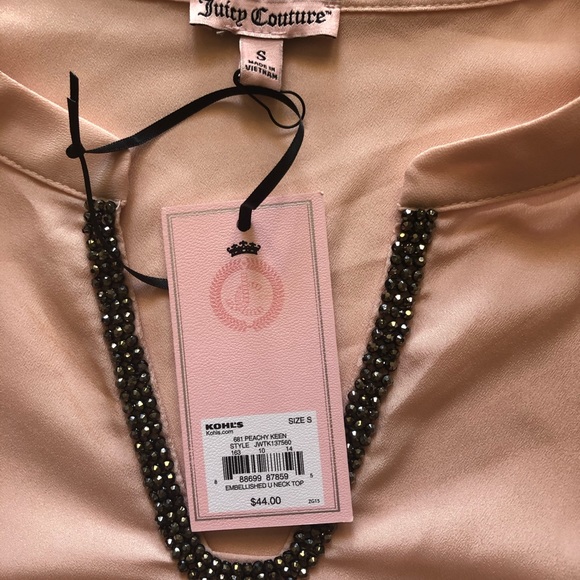 Juicy Couture NWT Top with bling💗 - Picture 5 of 7
